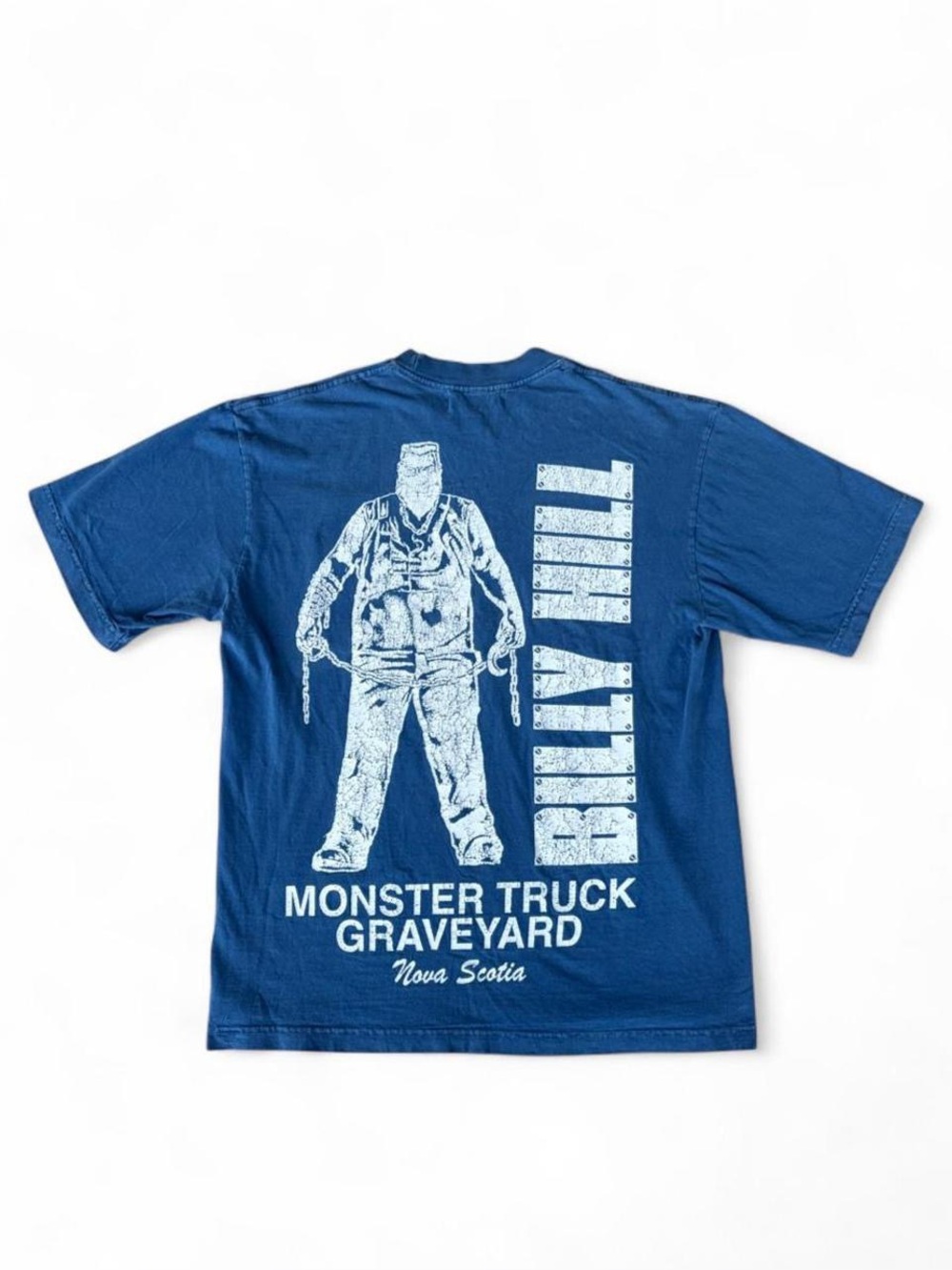 RARE Warren Lotas Billy Hill Monster Truck Graveyard distressed tee t-shirt M